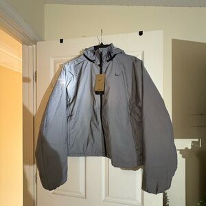 Nike women’s  Gray Hooded Jacket